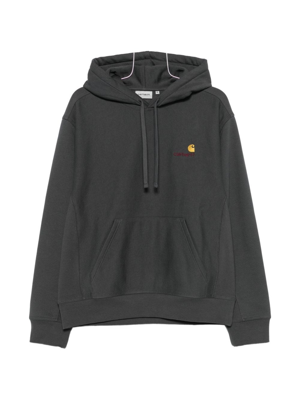 Carhartt Wip Hooded American Script Sweatshirt - Graphite - M