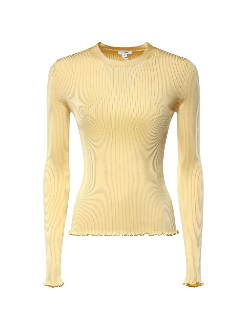 Alaïa Ribbed Silk Top