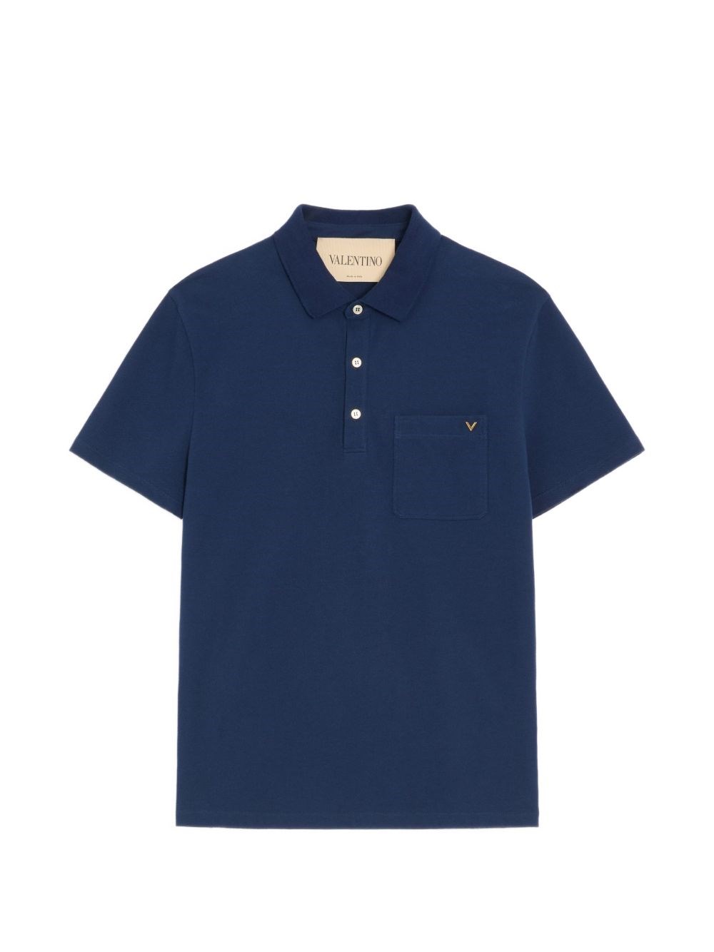 Valentino Vgold Cotton Polo Shirt