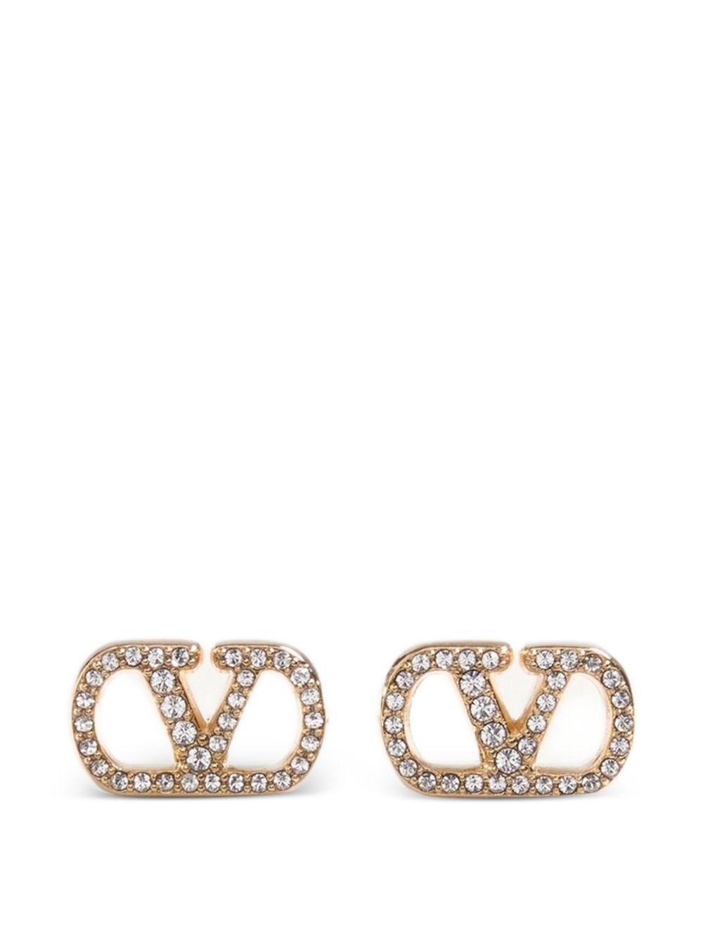 Valentino Garavani Vlogo Signature Strass Earrings