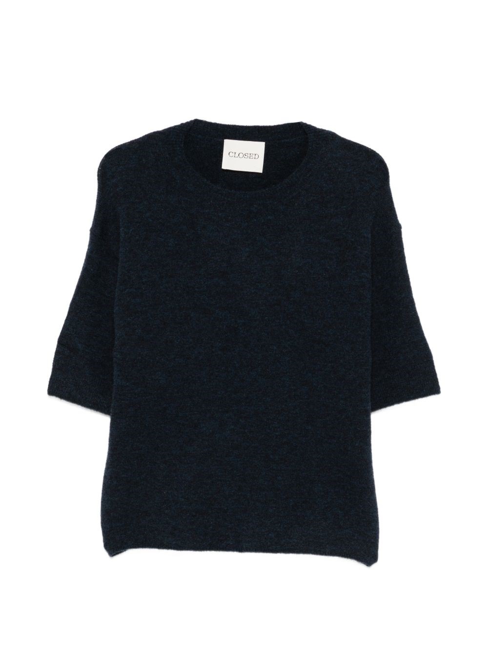 Closed Wool Crewneck Sweater In Blue