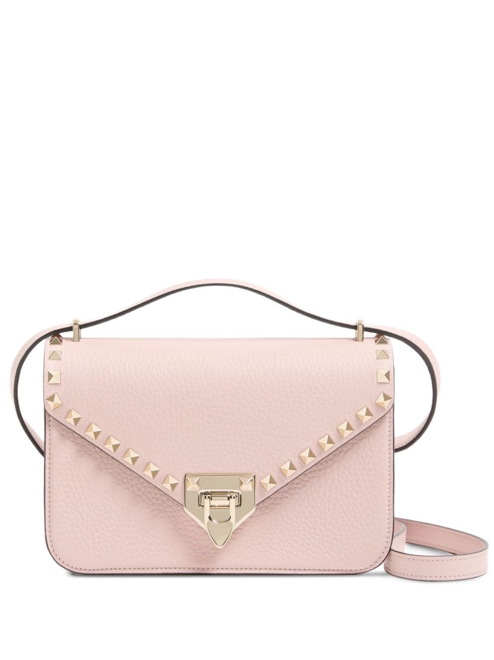 Valentino Garavani Rockstud Suede Leather Shoulder Bag
