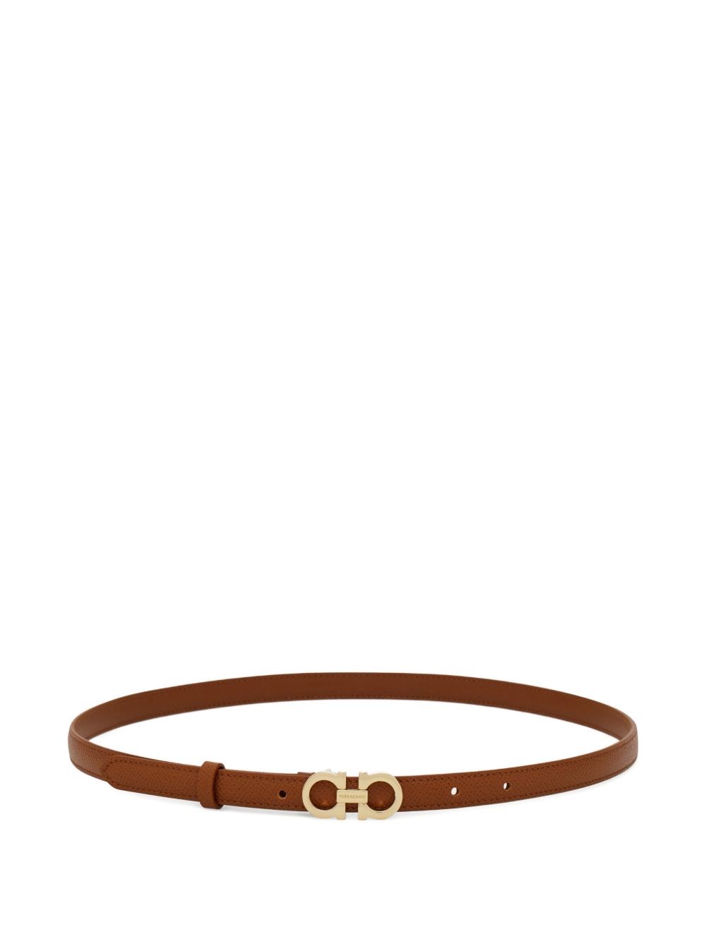Ferragamo Cintura In Pelle Gancini