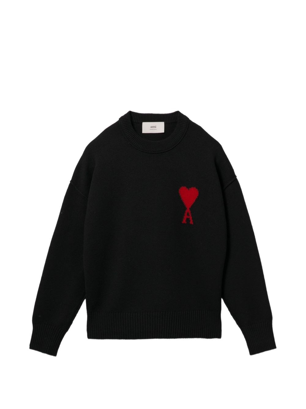 Ami Paris Ami De Coeur Wool Sweater
