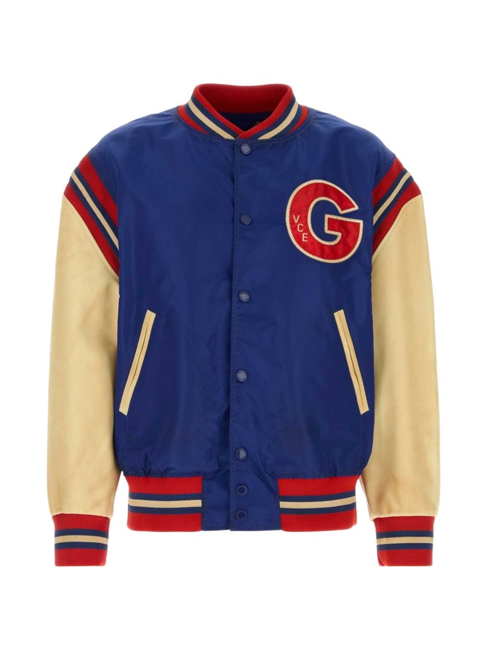 Golden Goose Giacca Bomber In Nylon Con Dettagli A Patch