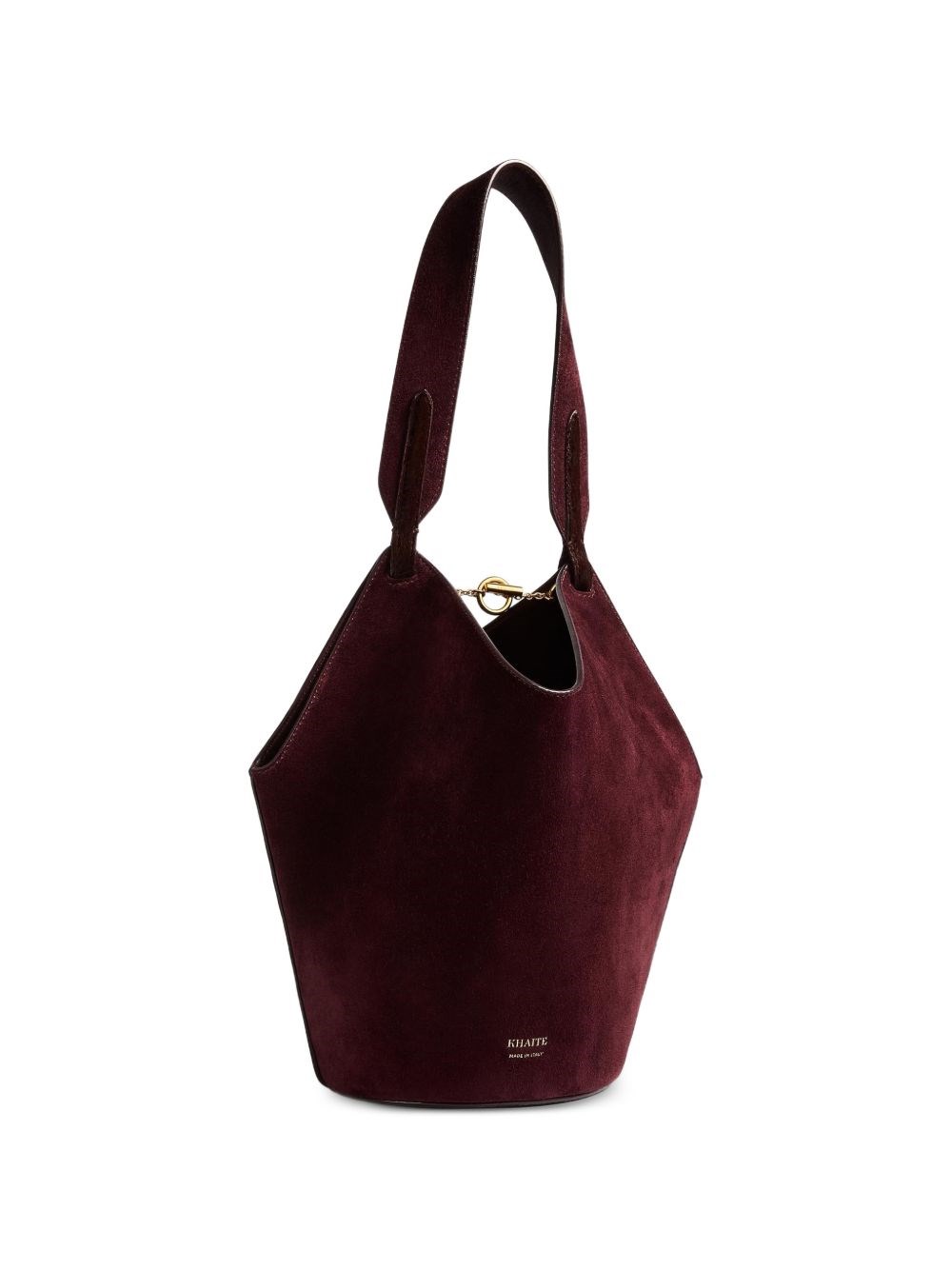 KHAITE Lotus Mini Leathe Bucket Bag