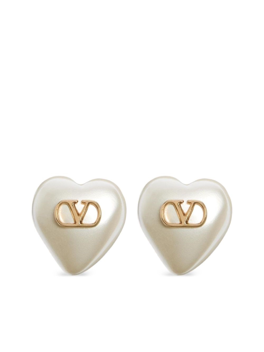 VALENTINO GARAVANI | Orecchini VLogo Signature in metallo e perle | Women | PZ