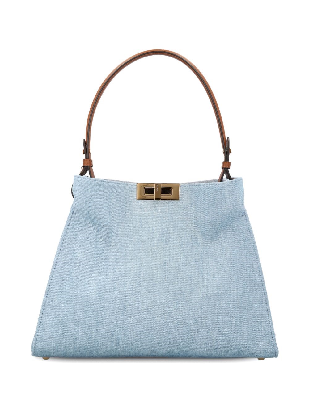 Fendi Way Medium Denim Tote