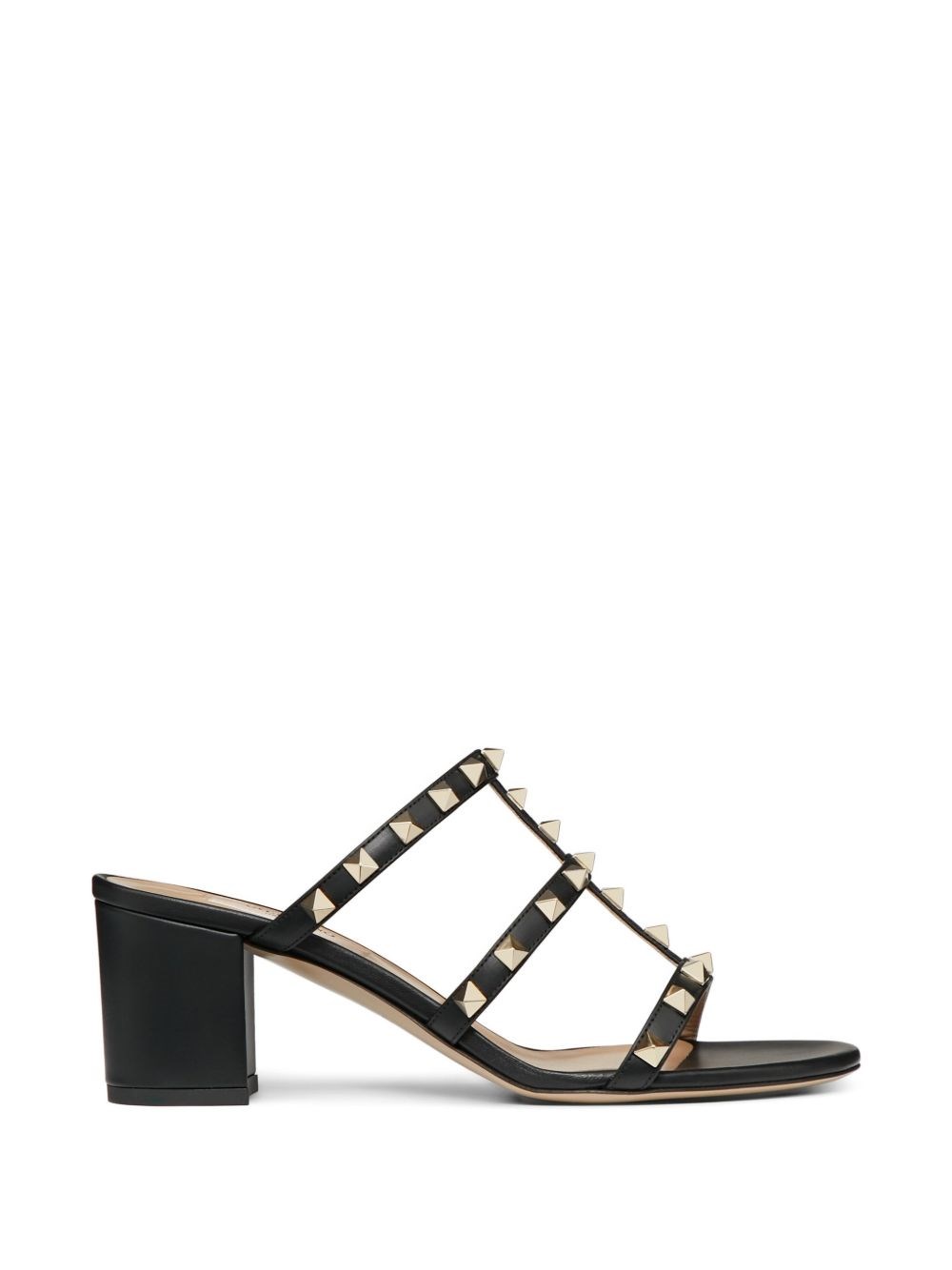 Rockstuds leather sandals with iconic all-over studs - Valentino Garavani, 37