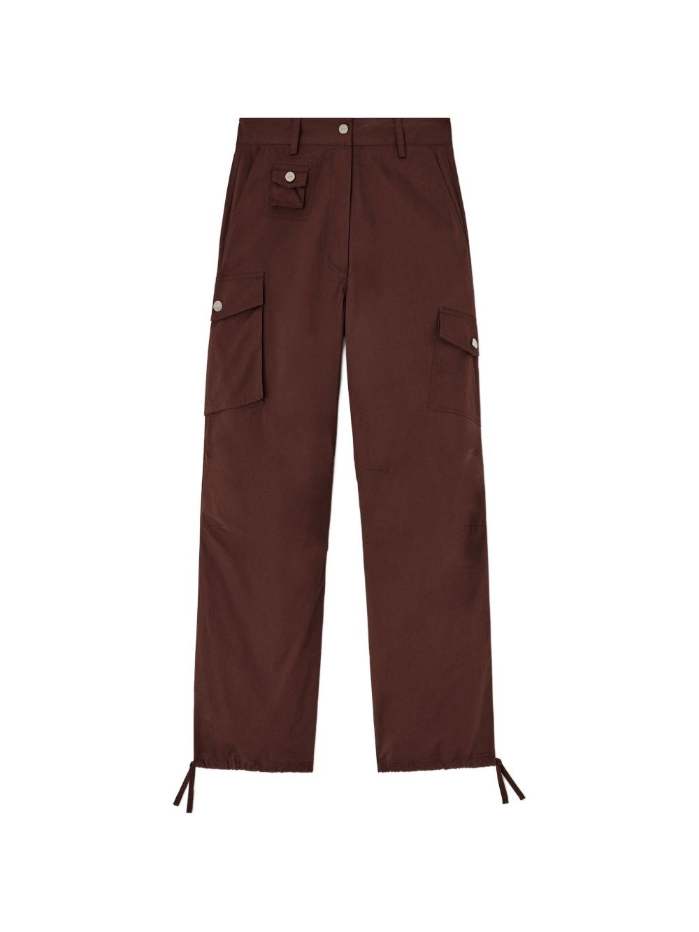 GANNI Organic Cotton Cargo Trousers