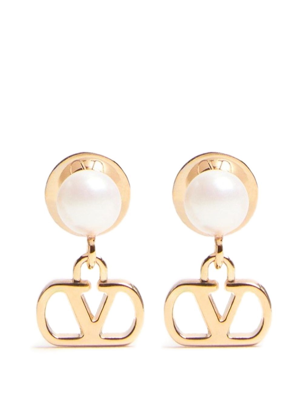 Valentino Garavani Vlogo Signature Pearl Earrings
