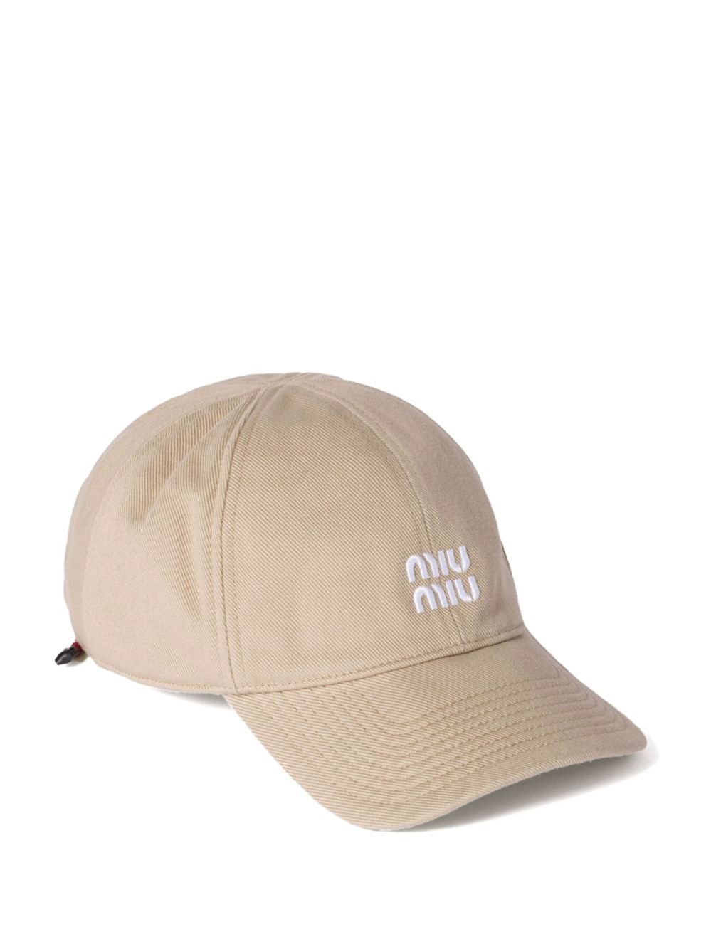 Miu Miu Logo Cotton Baseball Cap