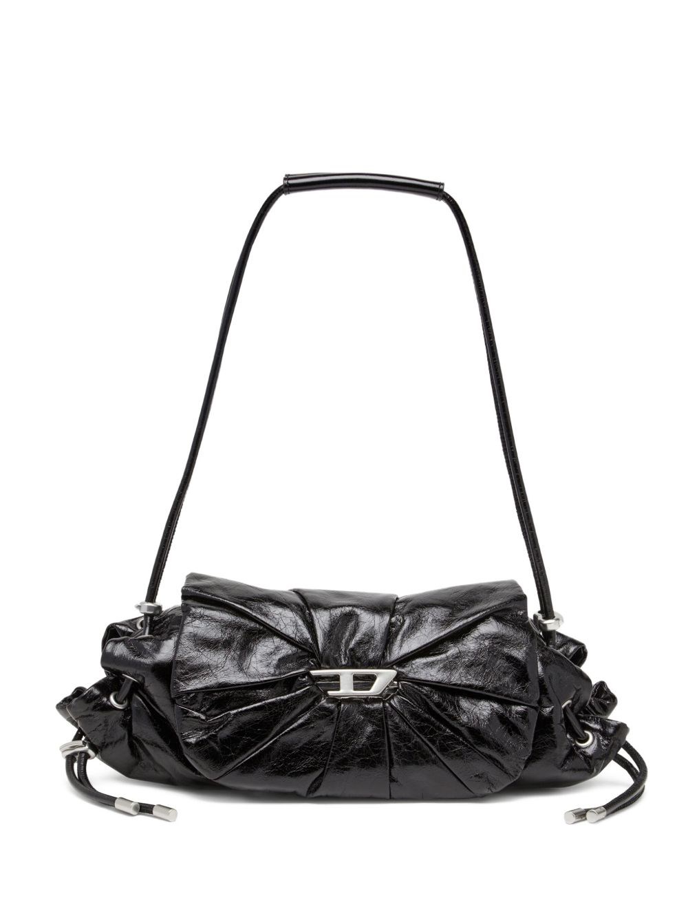 Diesel Scrunch Leather Shoulder Bag