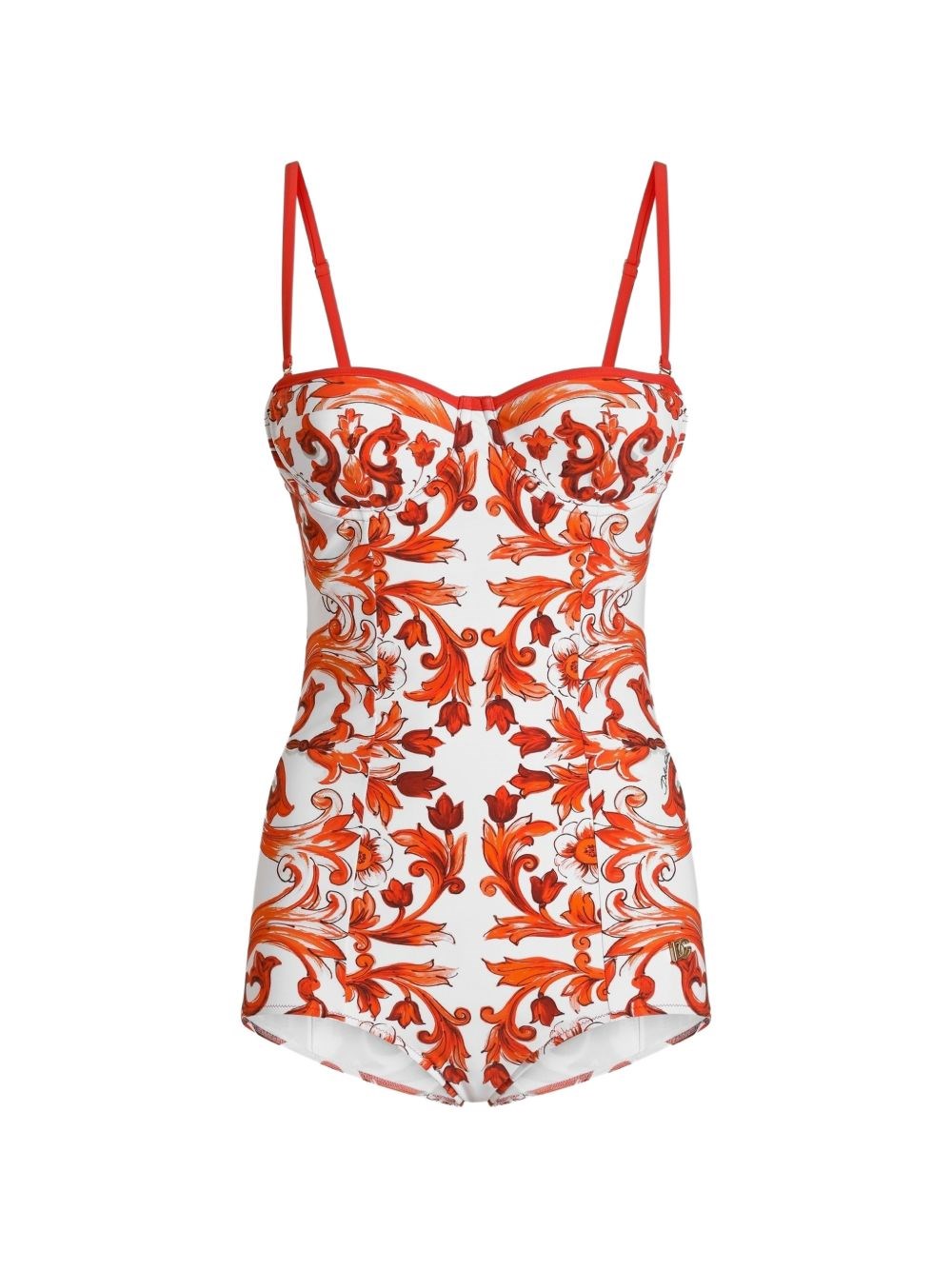 Dolce & Gabbana Maiolica Print Swimsuit