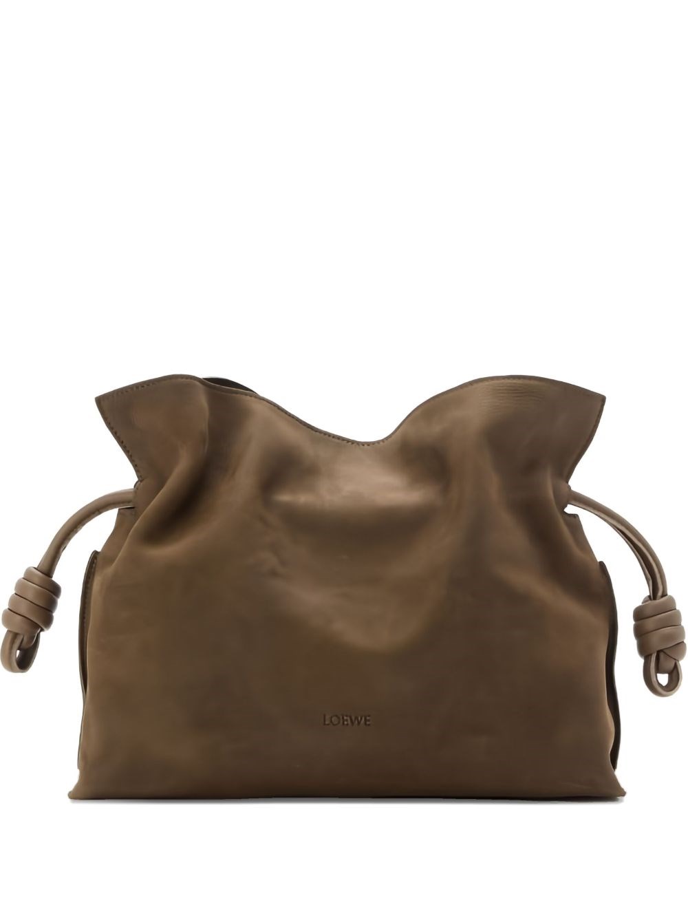 Loewe Flamenco Medium Nabuk Leather Clutch