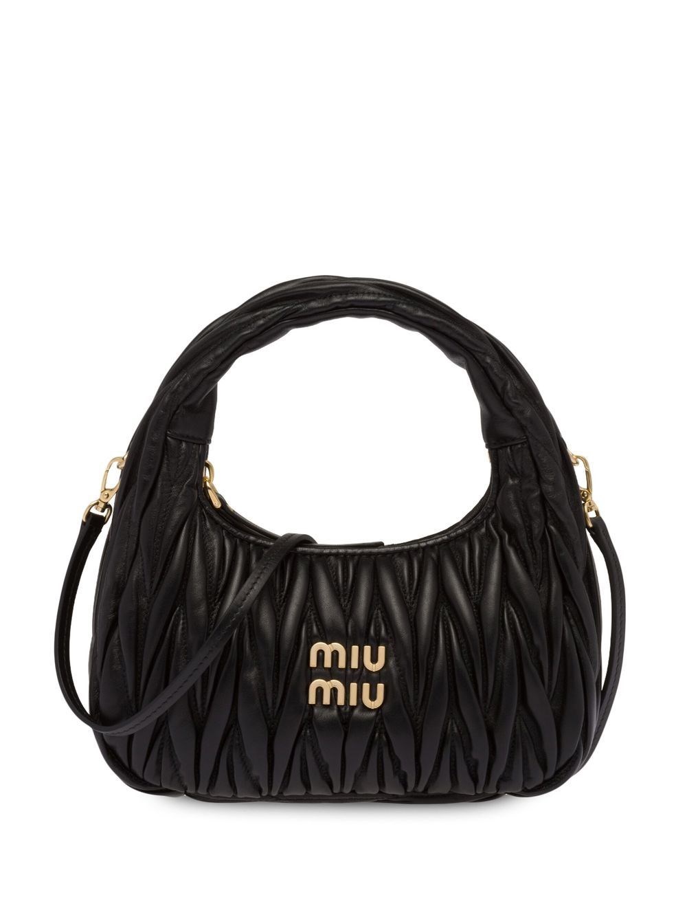 Miu Miu Borsa Hobo In Pelle Matelassé Wander