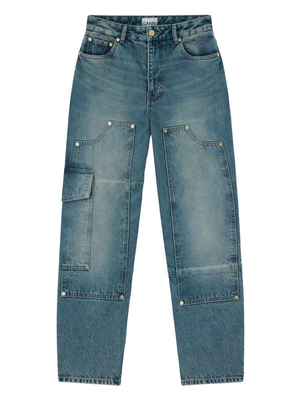 GANNI Denim Cotton Jeans