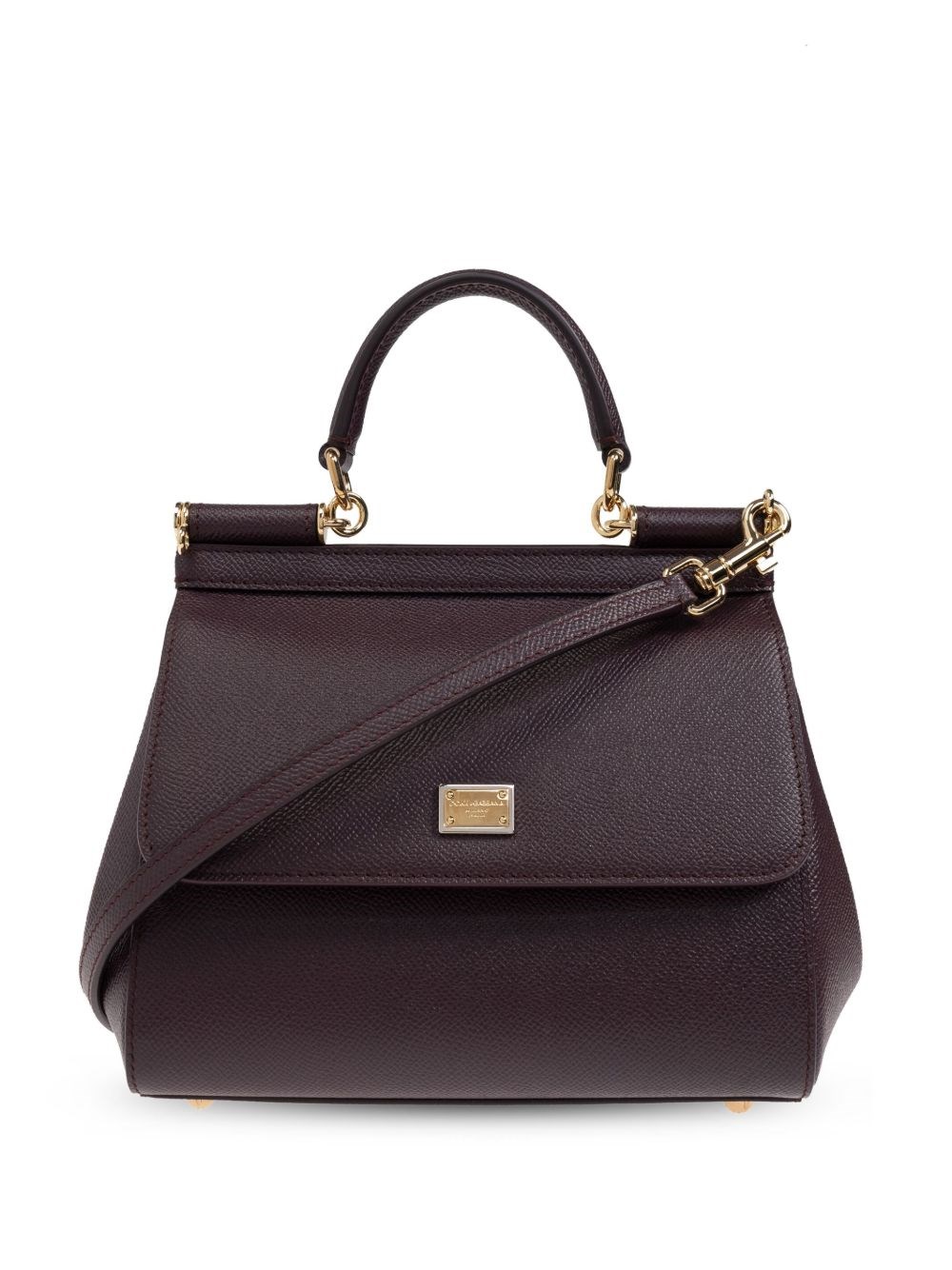 Dolce & Gabbana Sicily Medium Leather Handbag