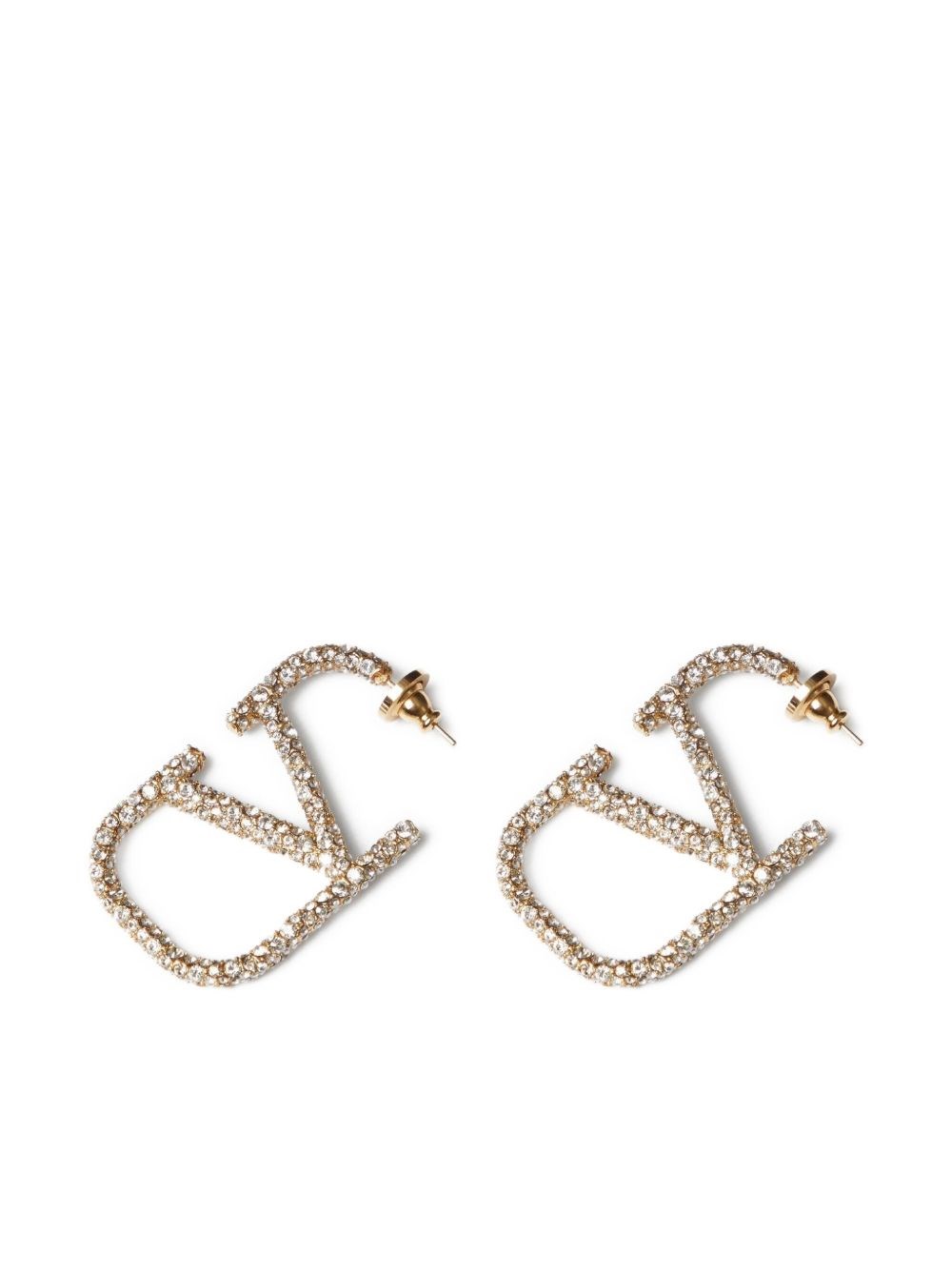 Valentino Garavani Vlogo Signature Strass Earrings