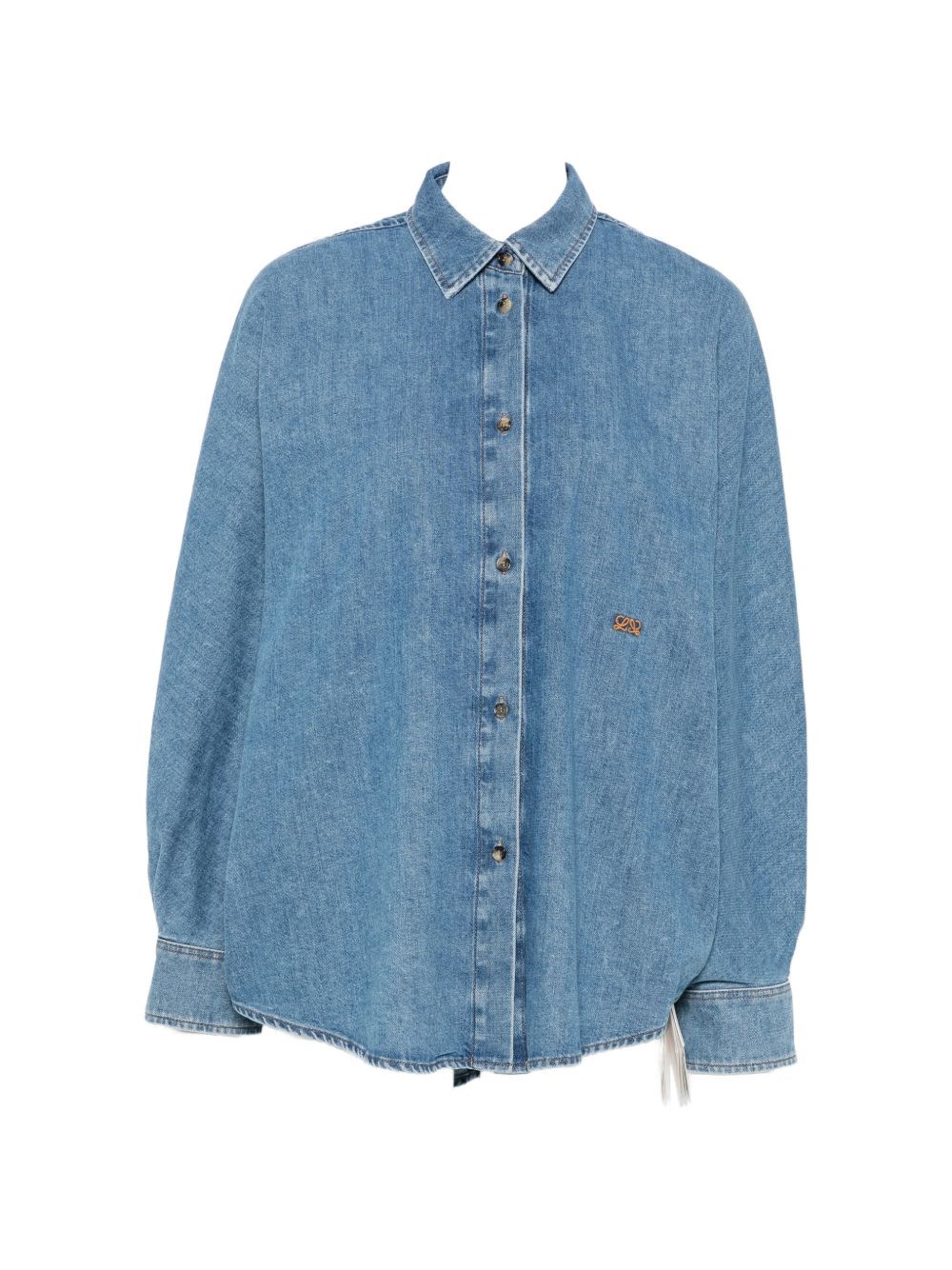 Loewe Camicia In Denim Di Cotone