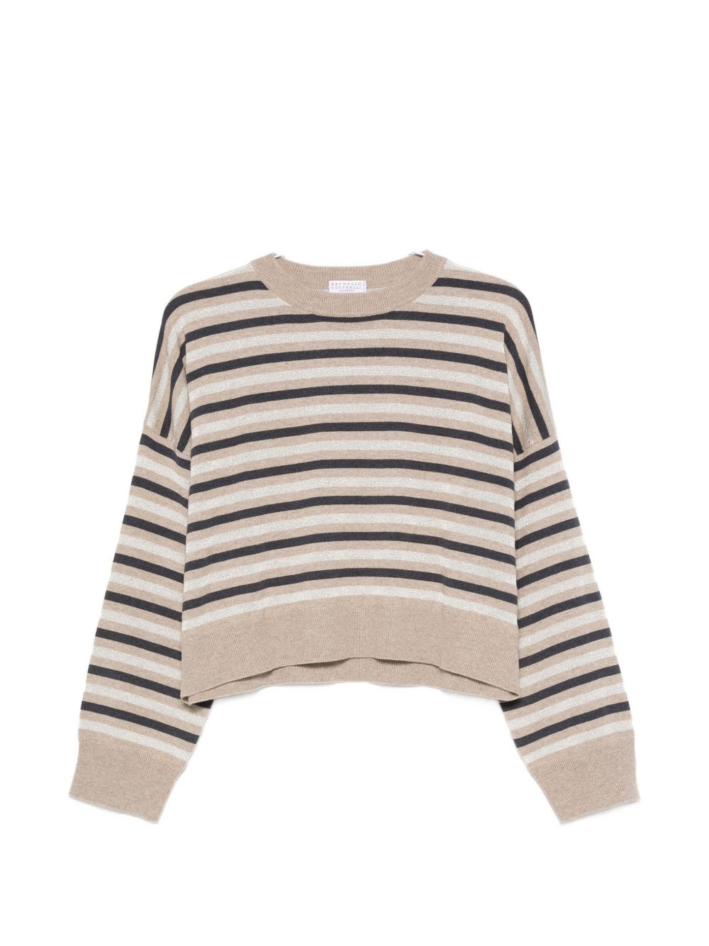 Brunello Cucinelli Striped Cashmere Sweater