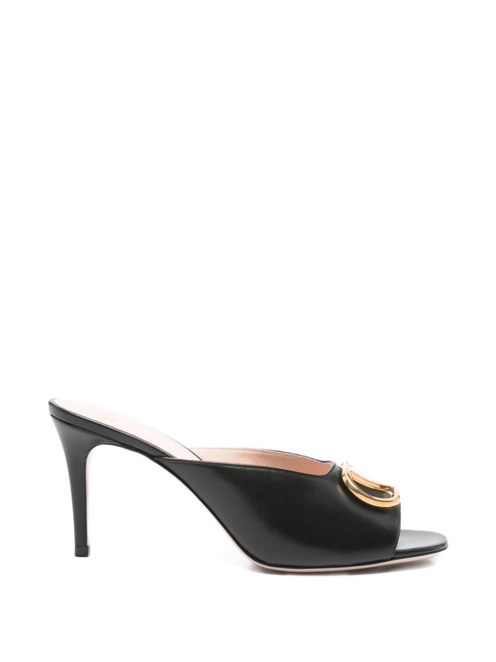 Valentino Garavani Vlogo Signature Leather Mules