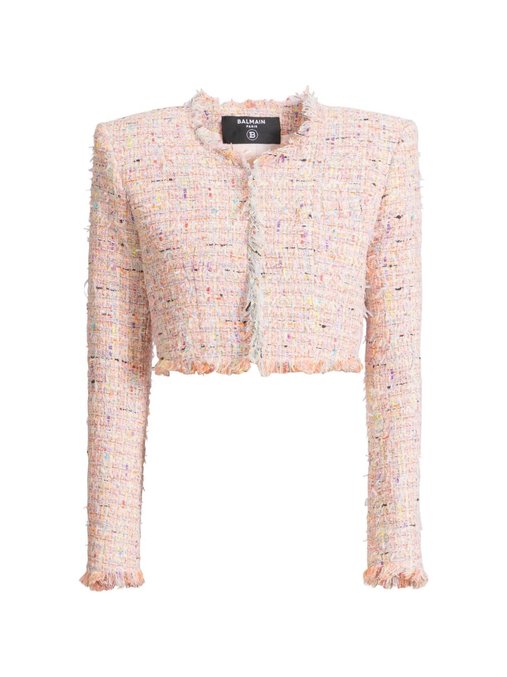 Balmain Tweed Cropped Jacket