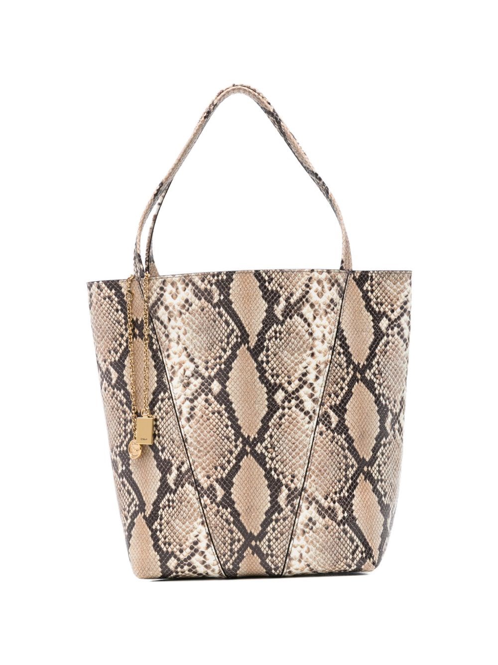 Chloé Chloé Spin Leather Tote Bag