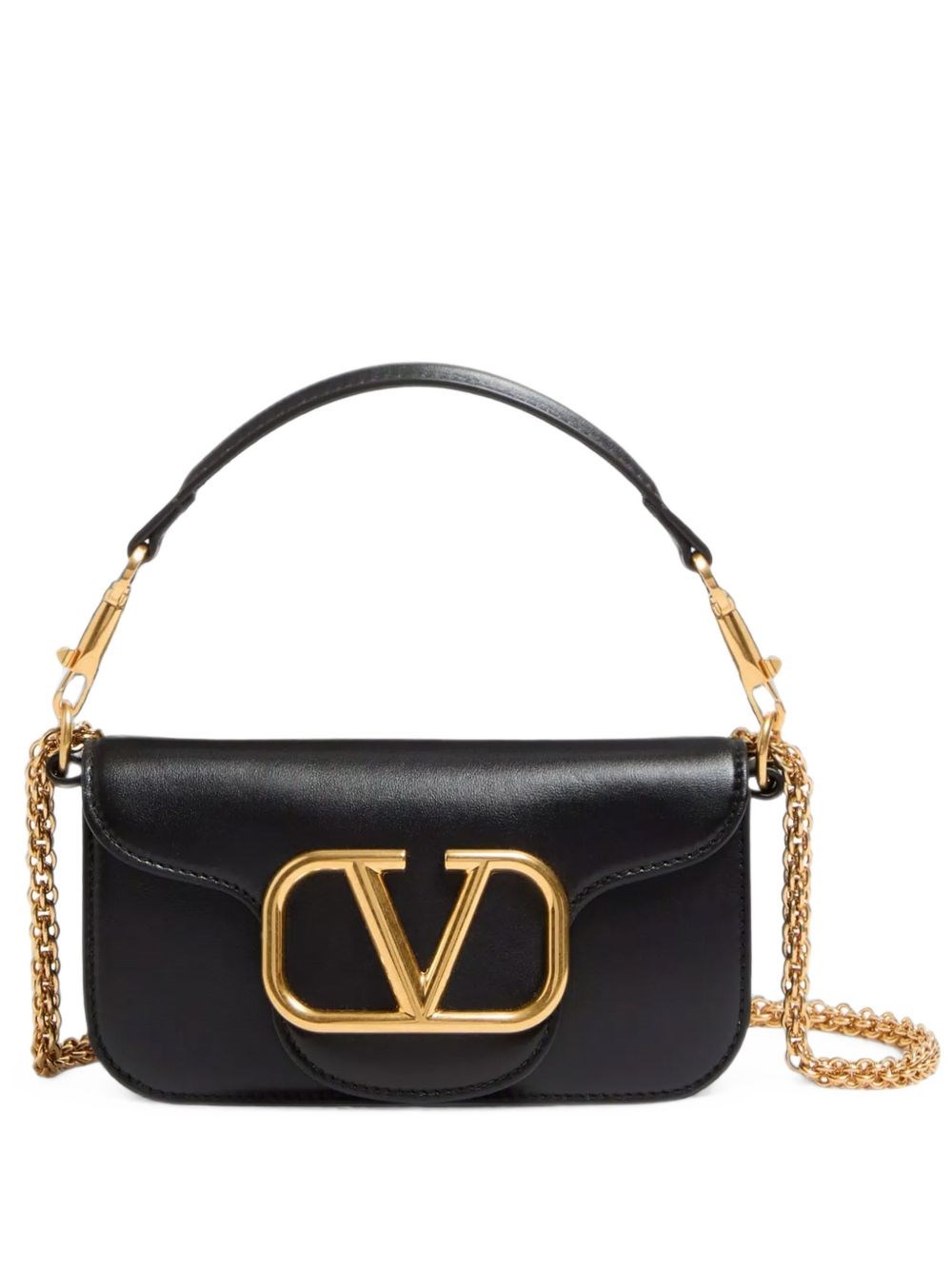 VALENTINO GARAVANI | Black Valentino Garavani Locò small shoulder bag | female | PZ