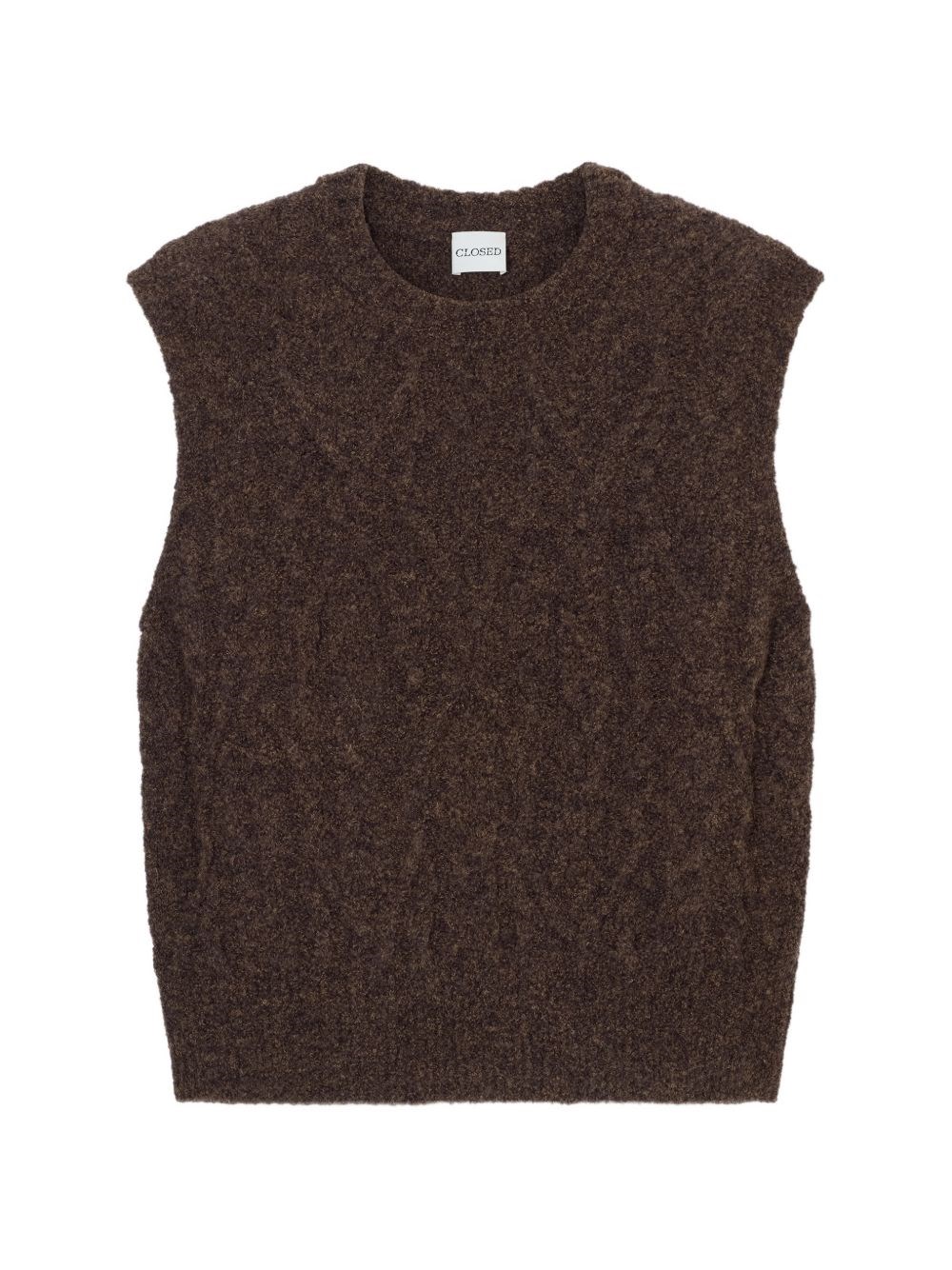 Closed Wool Blend Vest