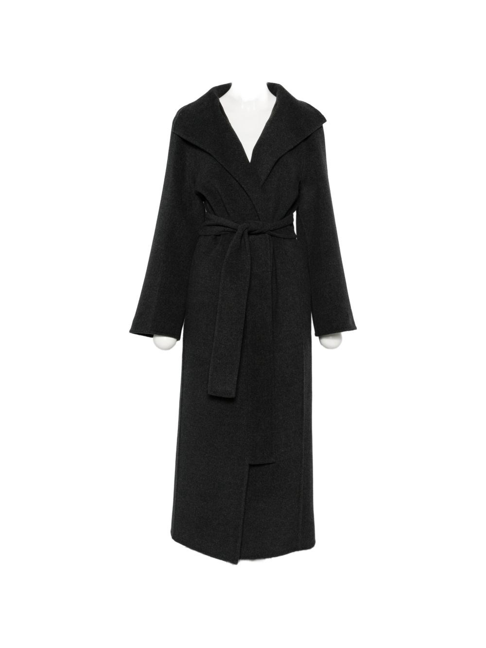 Khaite Romare Wool Coat In Grey