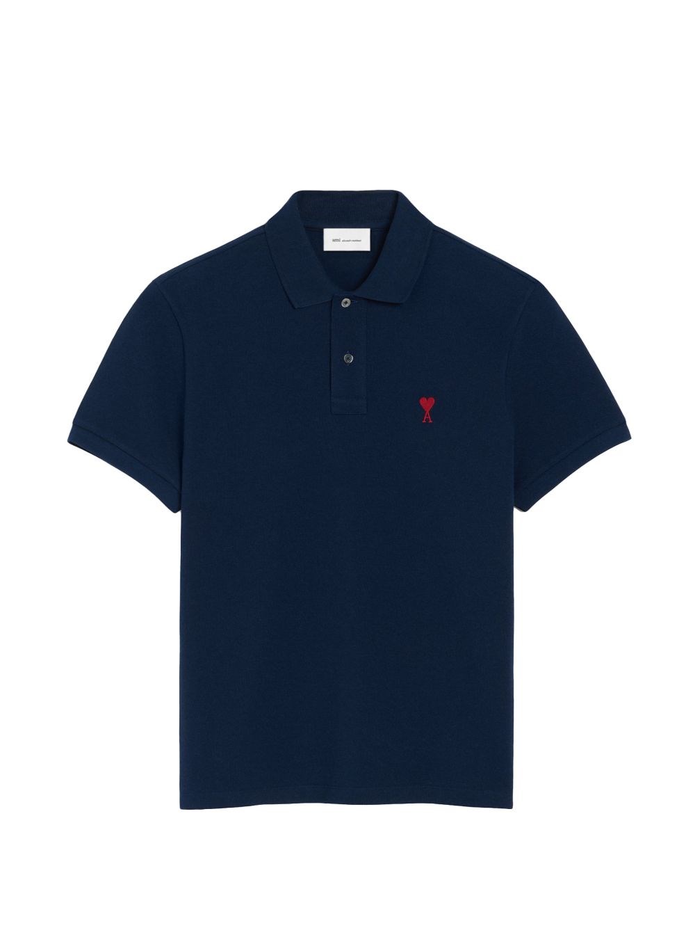 Ami Paris Ami De Coeur Cotton Polo Shirt