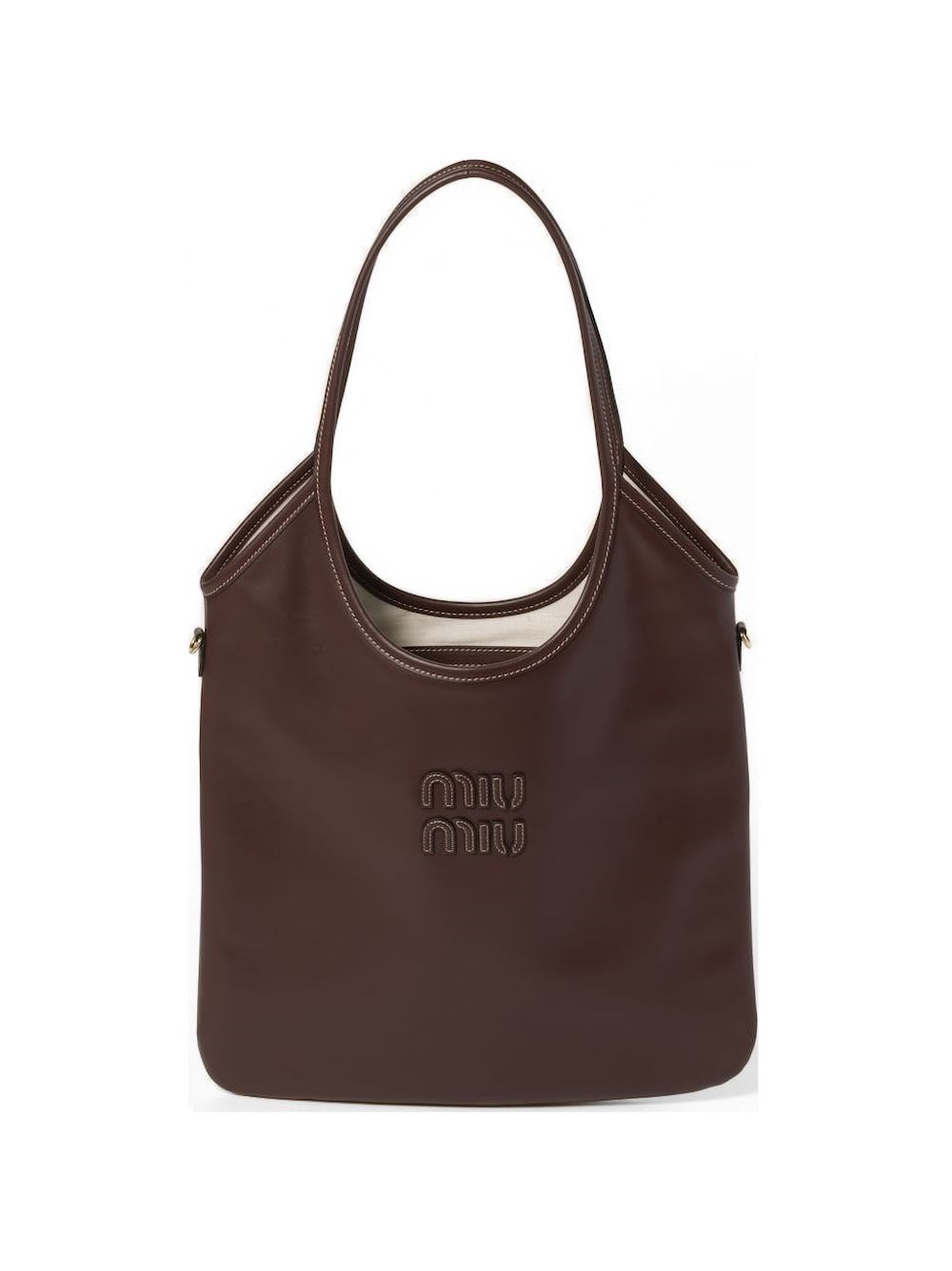 Miu Miu Ivy Leather Shoulder Bag