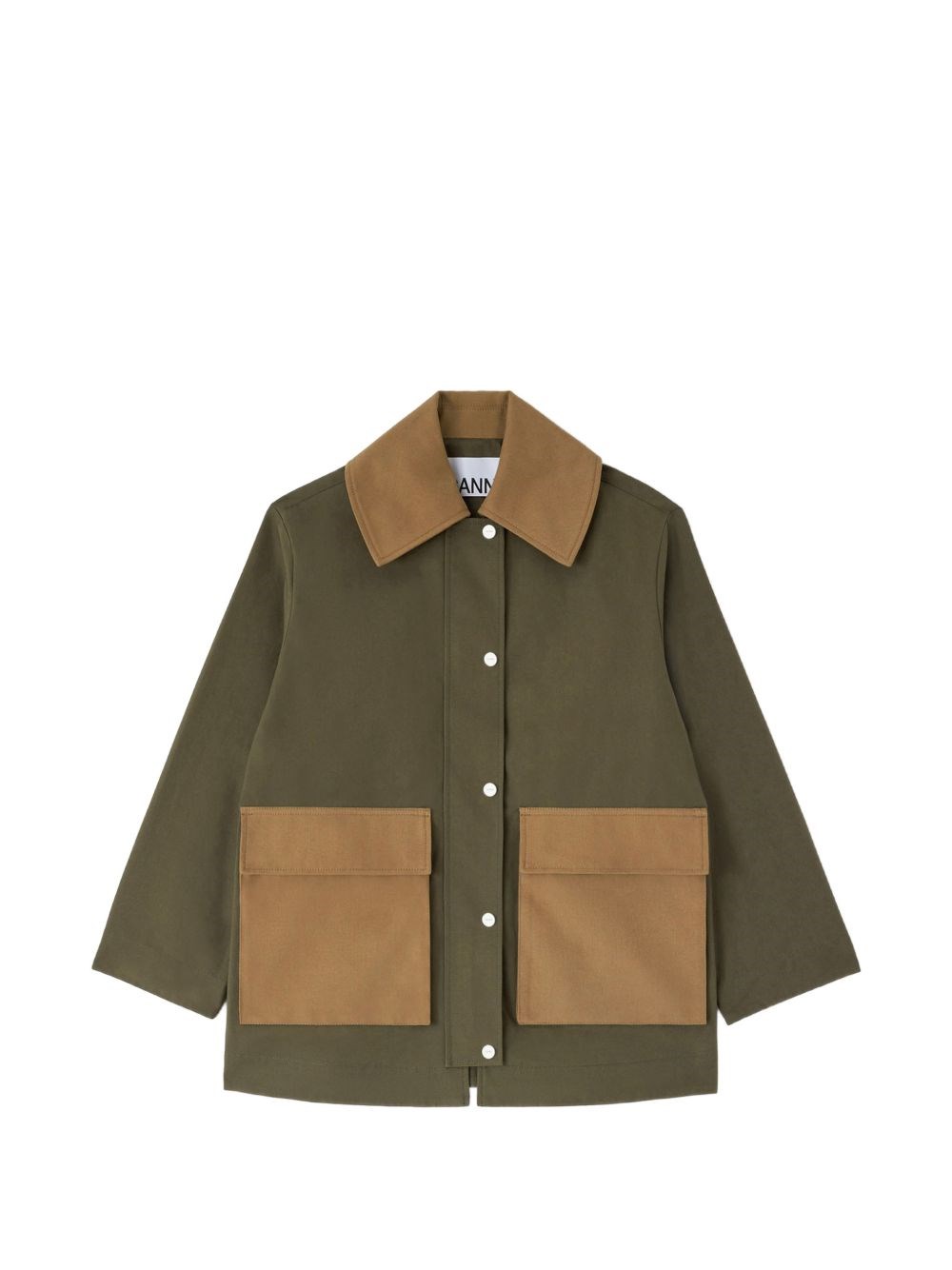 GANNI Organic Cotton Workwear Jacket