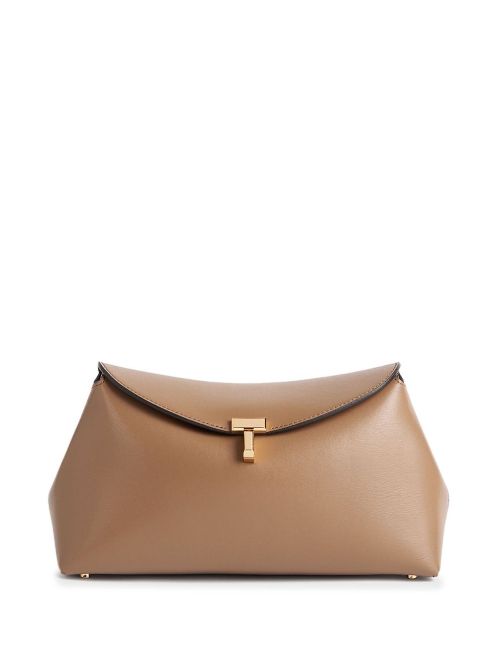 TOTEME T-Lock Leather Clutch