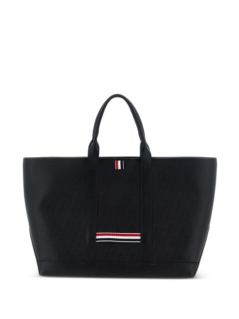 Thom Browne Leather Medium Tote Bag