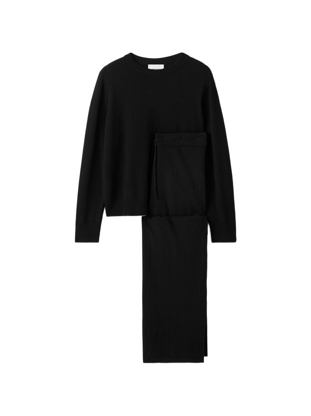 Soft Goat Trousers And Sweater Cashmere Set