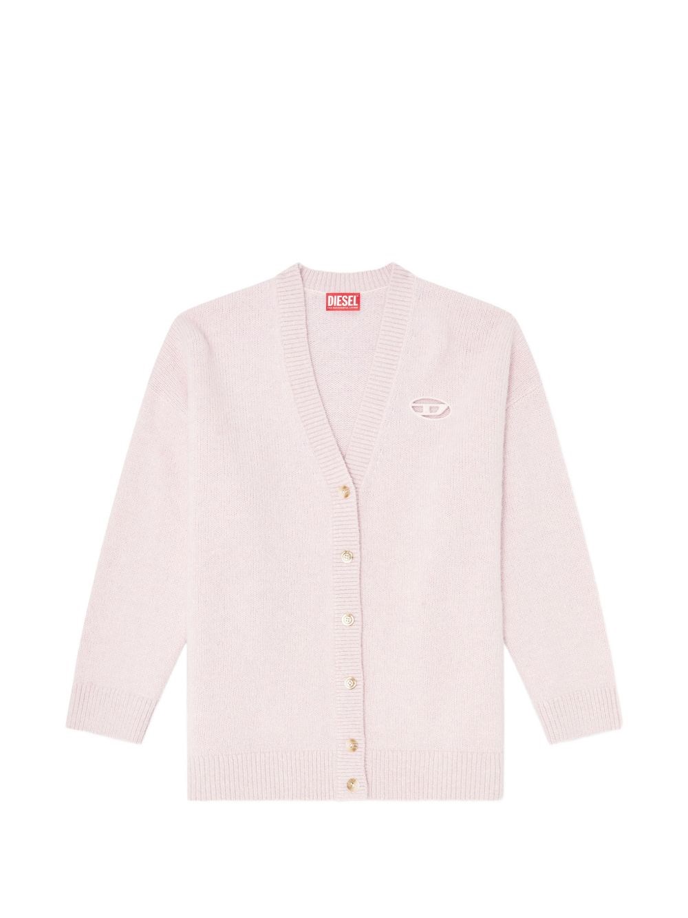 Diesel Logo Wool Blend Cardigan