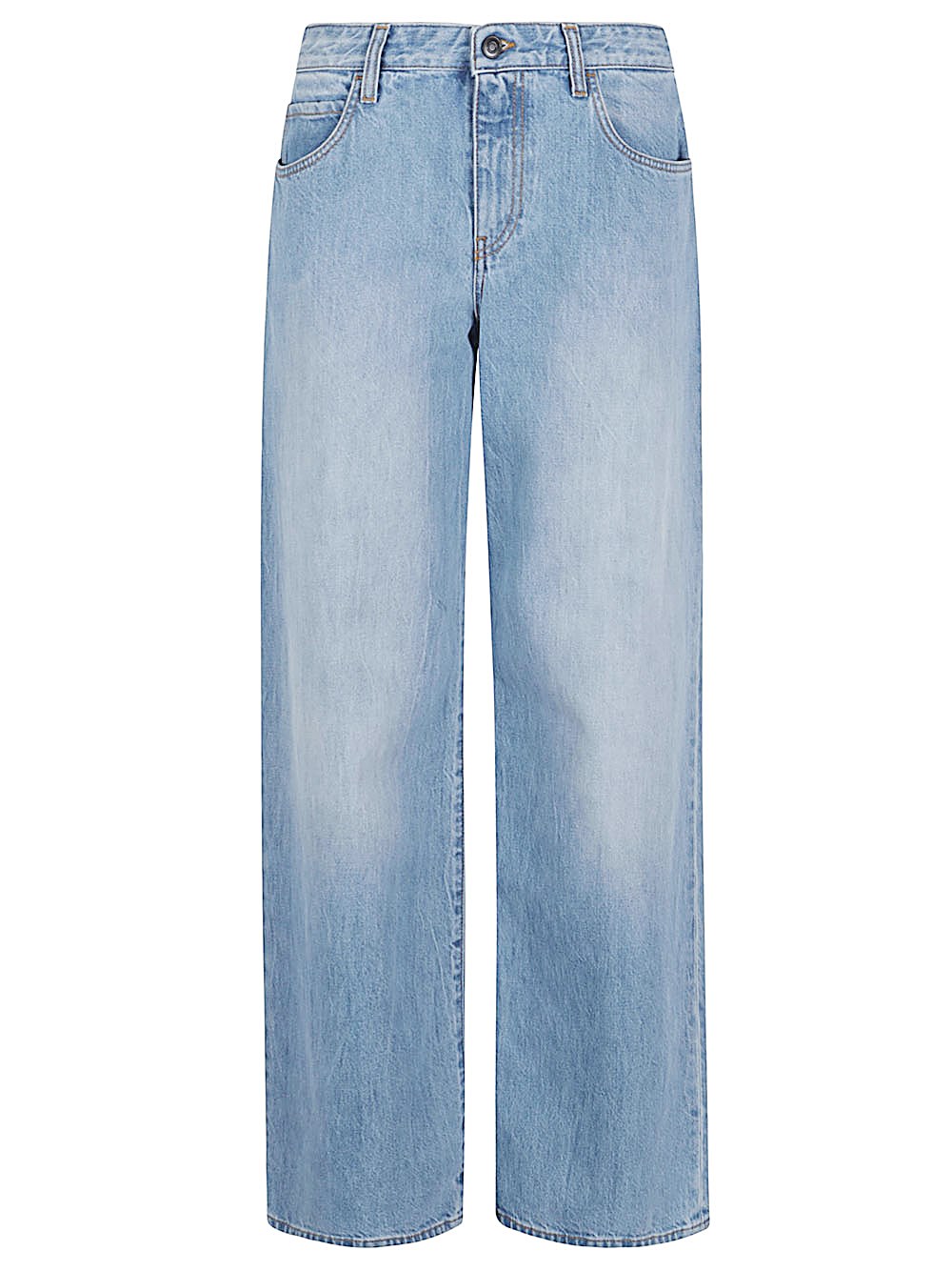 The Row Eglitta Denim Cotton Jeans In Sky Blue