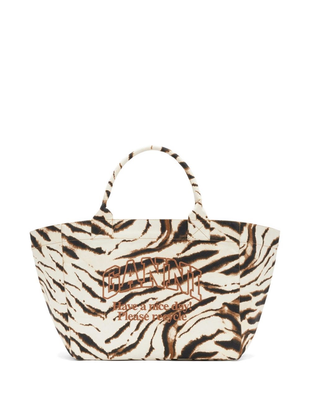 GANNI Xxl Canvas Tote Bag