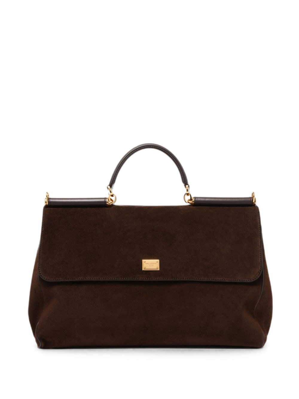 Dolce & Gabbana My Sicily Large Leather Handbag