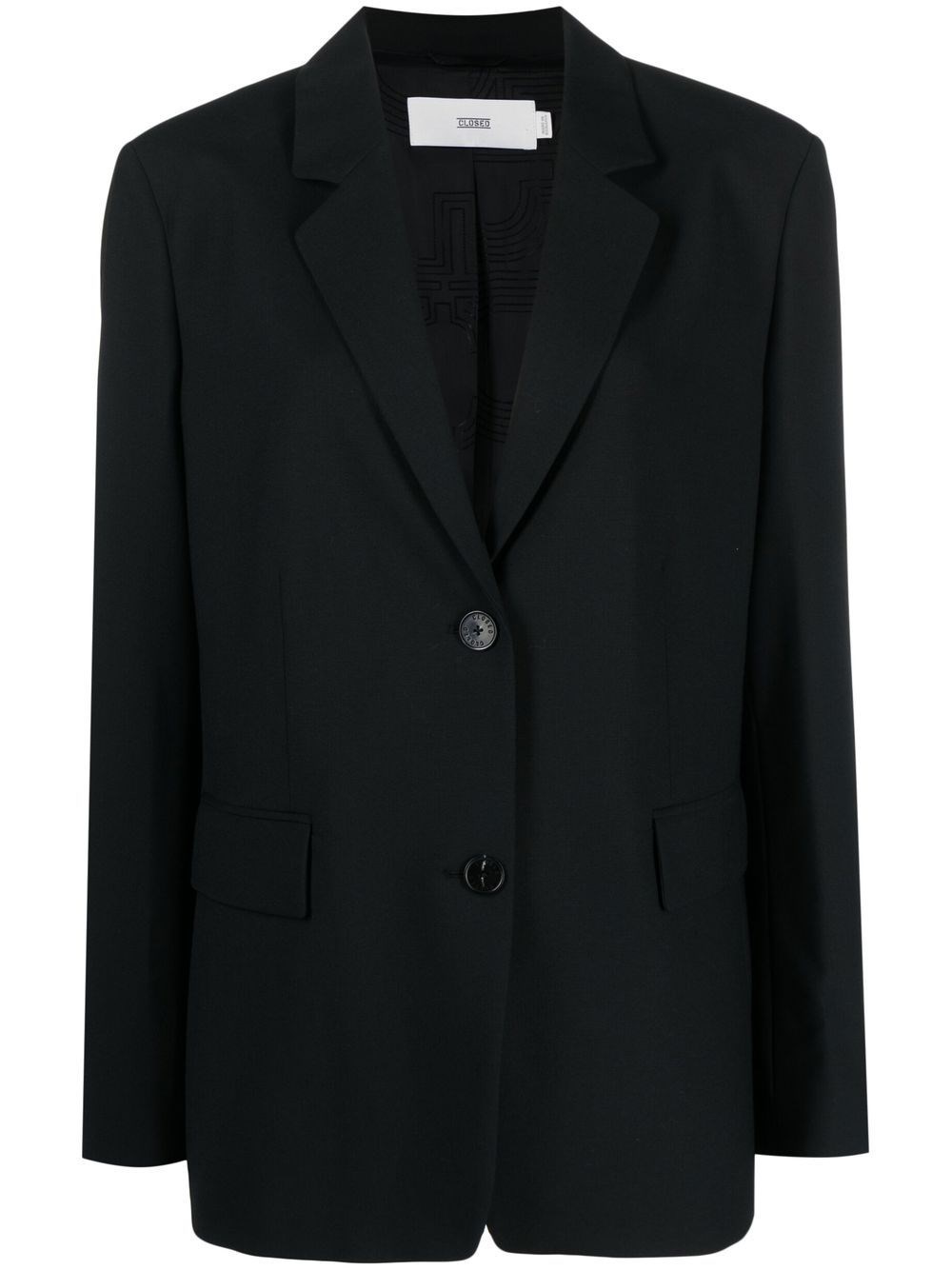 Blend Single-Breasted Jacket