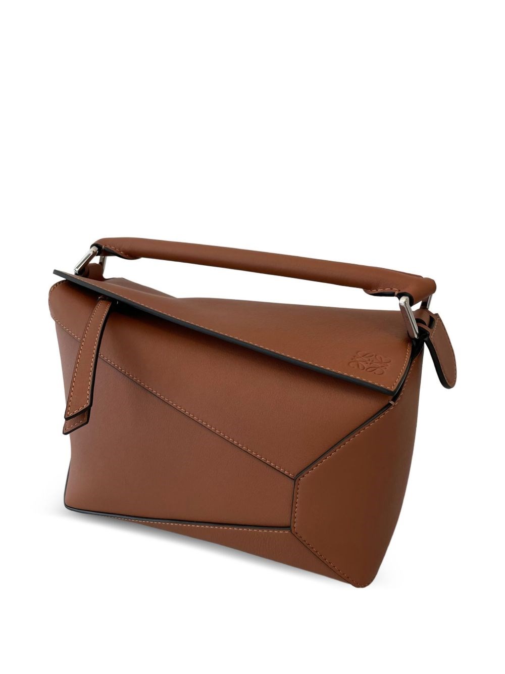 Loewe Borsa A Mano In Pelle Puzzle Edge Small