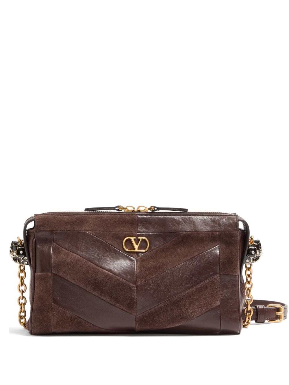 Valentino Garavani Panthea Small Leather Shoulder Bag