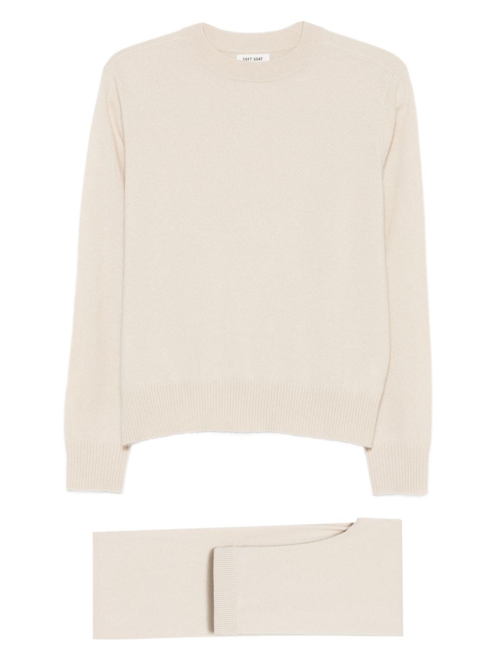 SOFT GOAT Trousers And Sweater Cashmere Set