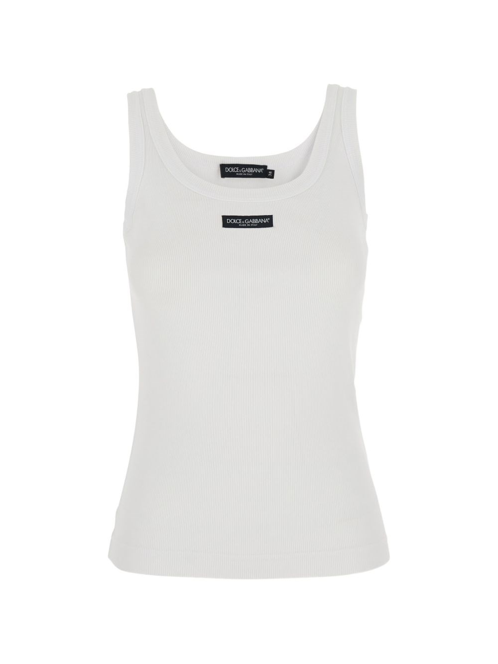 Dolce & Gabbana Logo Cotton Tank Top