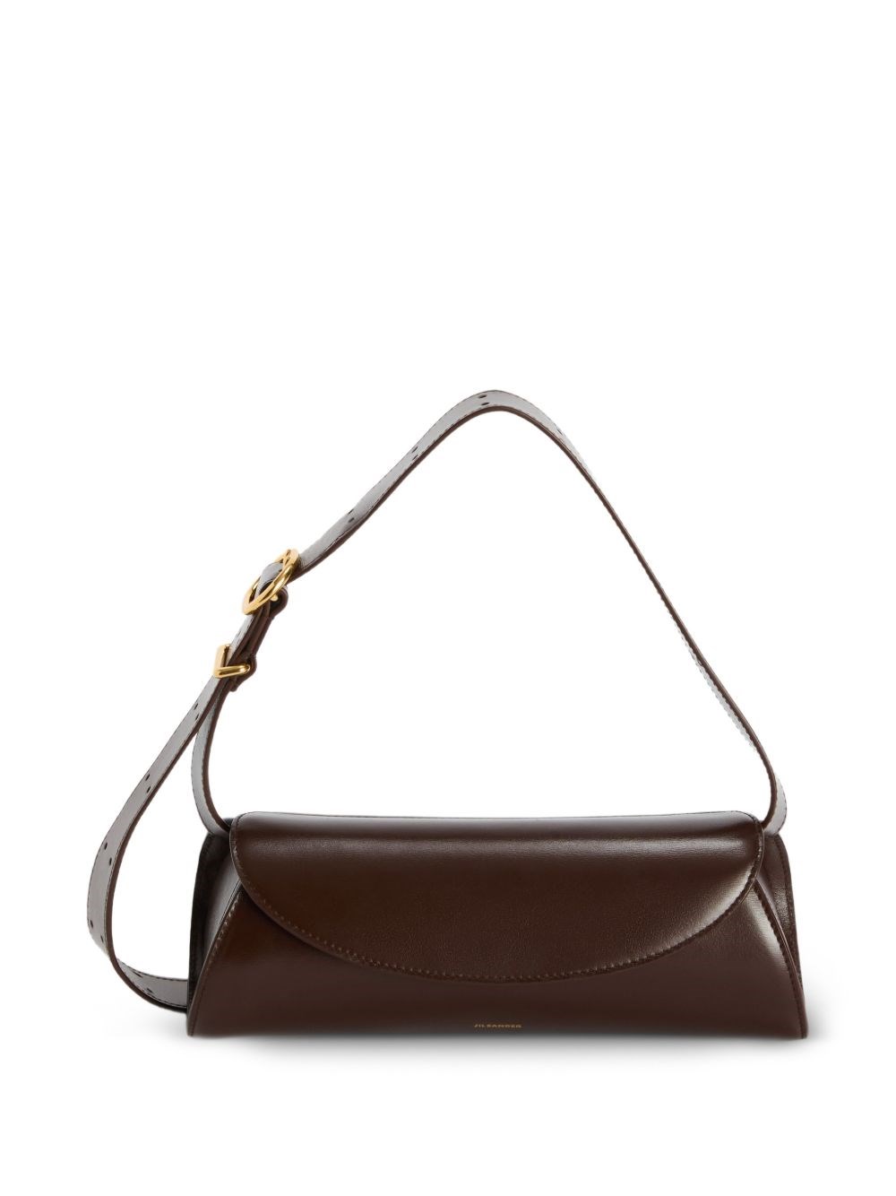 Jil Sander Cannolo Small Leather Shoulder Bag