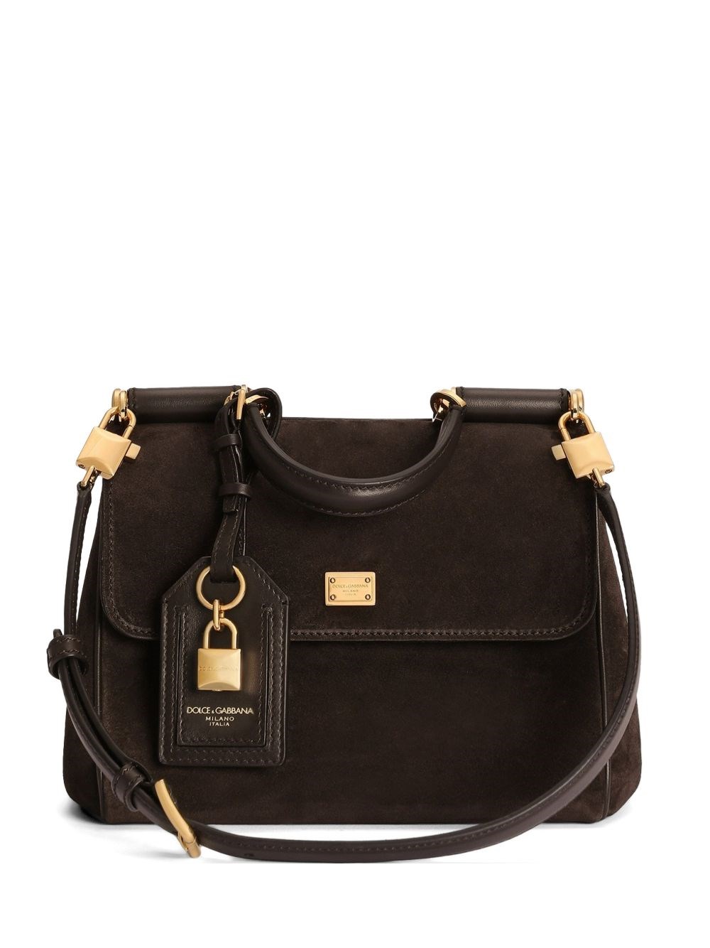 Dolce & Gabbana My Sicily Small Leather Handbag