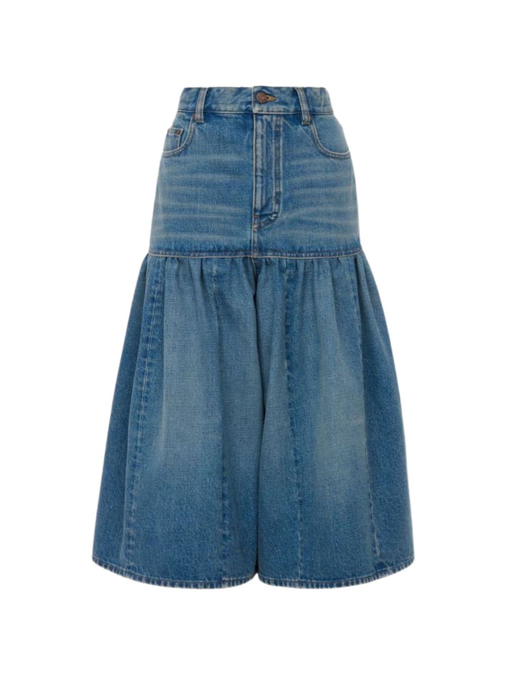 Chloé Baloon Denim Bermuda Shorts Chloé Baloon Denim Bermuda Shorts