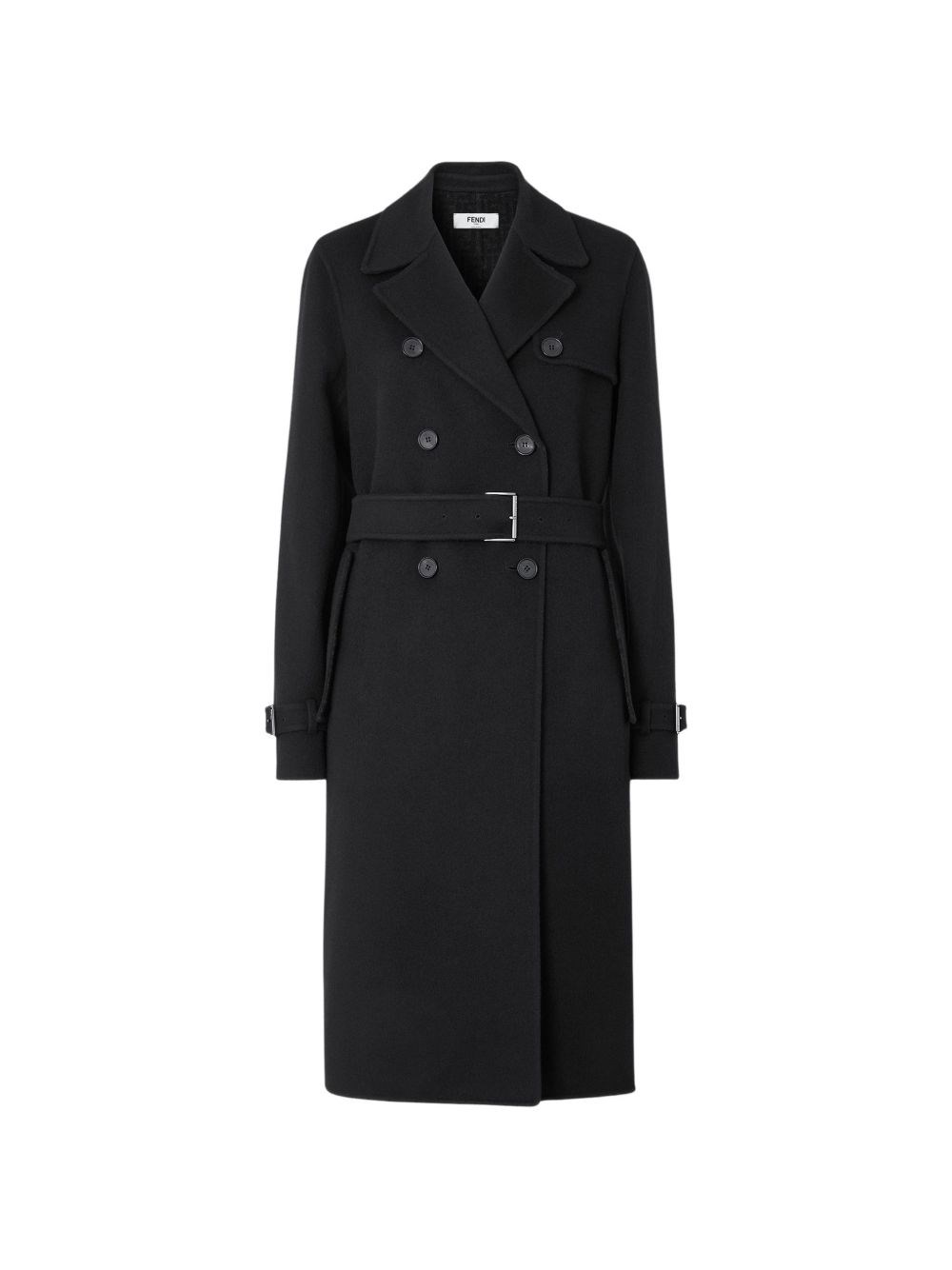 Fendi Ff Wool Trench Coat Fendi Ff Wool Trench Coat
